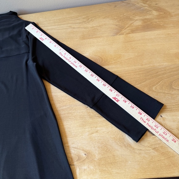 LIV BY HABITAT CLOTHES TUNIC TOP LAGENLOOK ASYMMETRIC HEM ELEVATED BASIC CHIC S - Picture 11 of 12